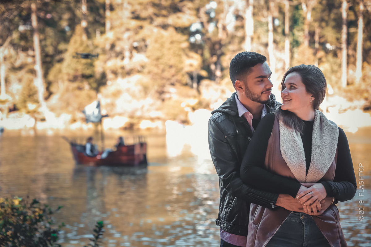 Pedido de casamento em Gramado lago negro