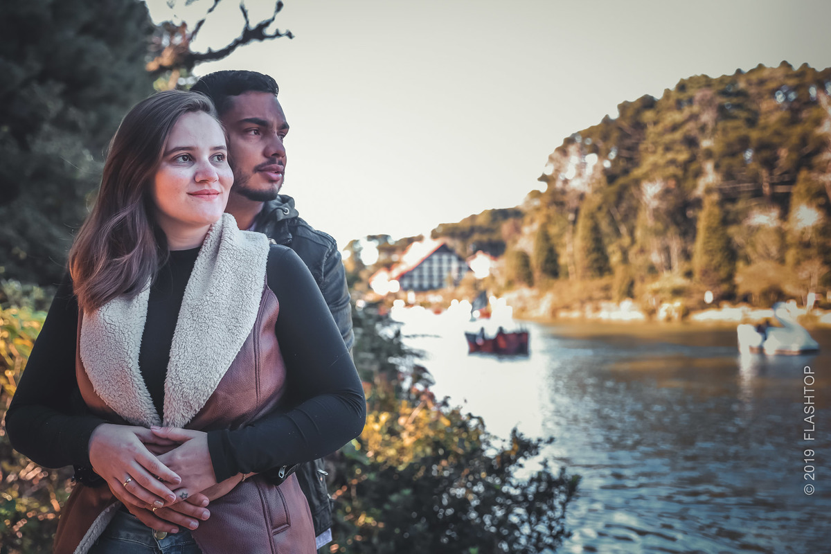 Pedido de casamento em Gramado lago negro