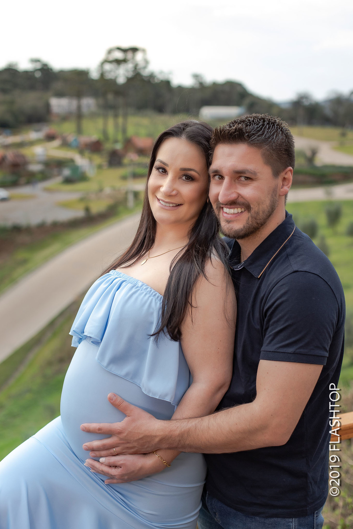 Fotografia de gestante Olivas de Gramado a espera do Vicenzo