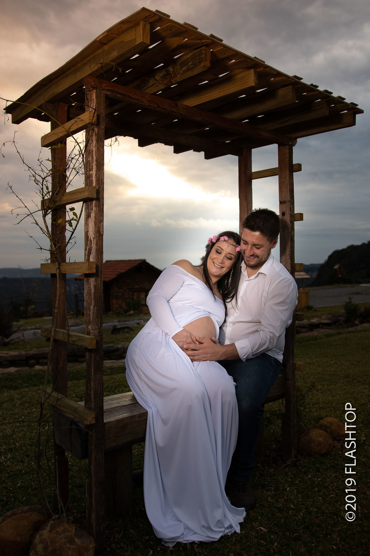 Estudio gestante gramado