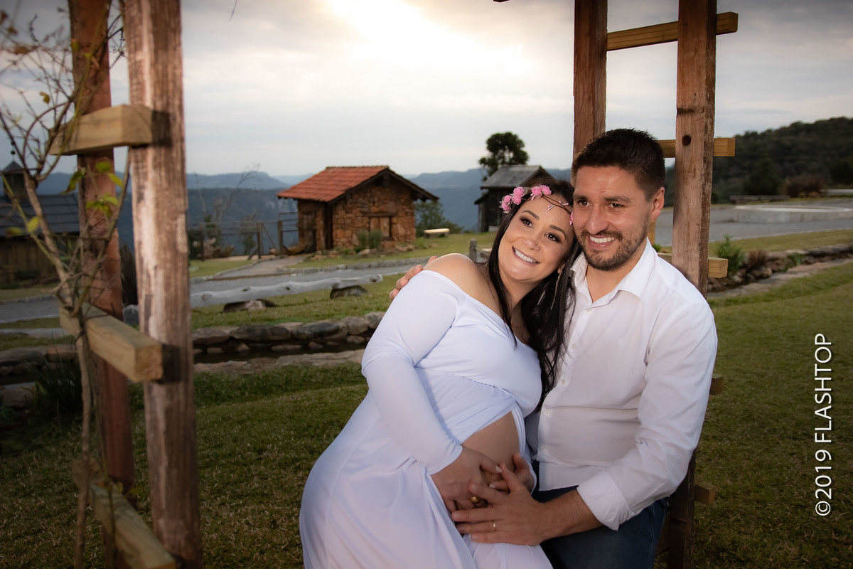 Estudio gestante canela