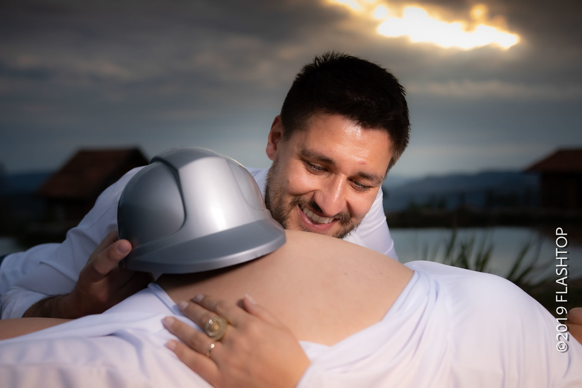 Estudio gestante canela