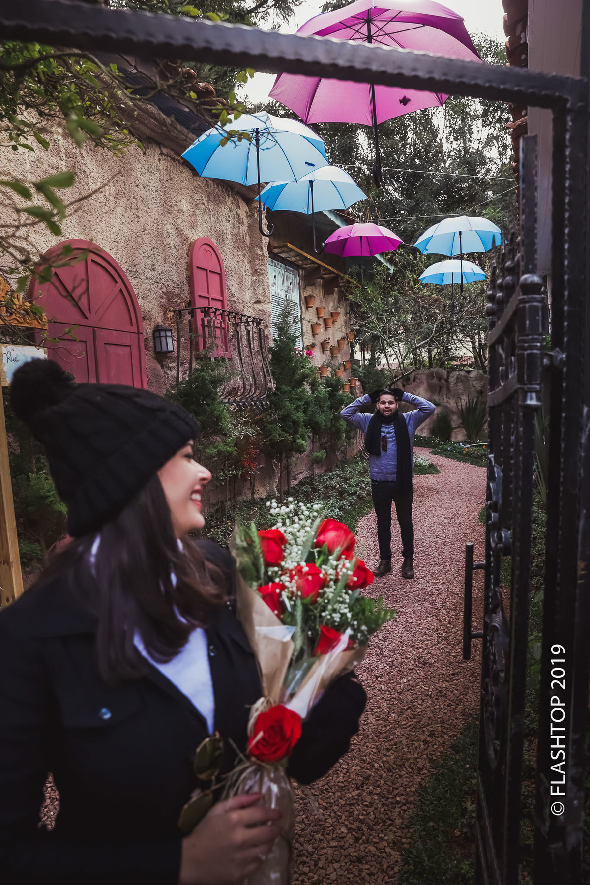 Pedido de casamento no Jardim do Amor em Gramado e canela