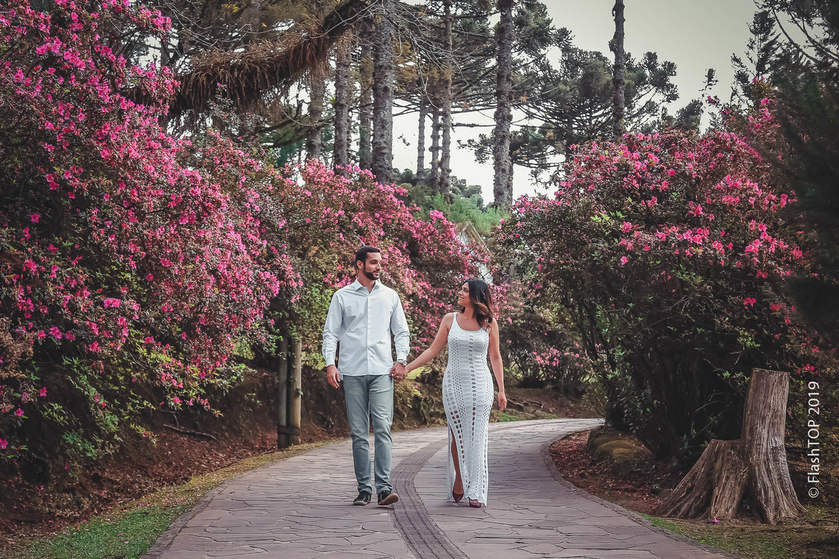 Fotografia de casal em Gramado,  Natálie e Paulo, Hotel Colline de France