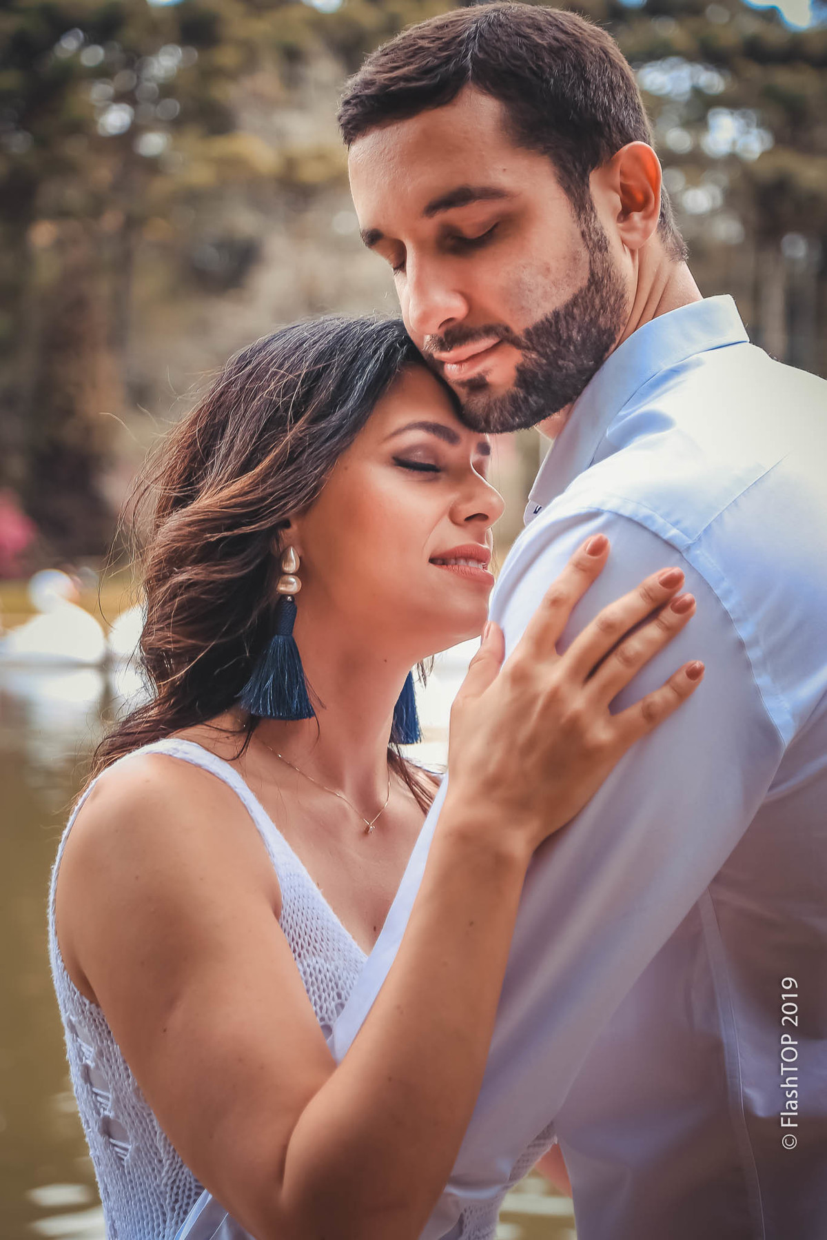 Fotografia de casal em Gramado,  Lago negro Canela, Hotel Colline de 