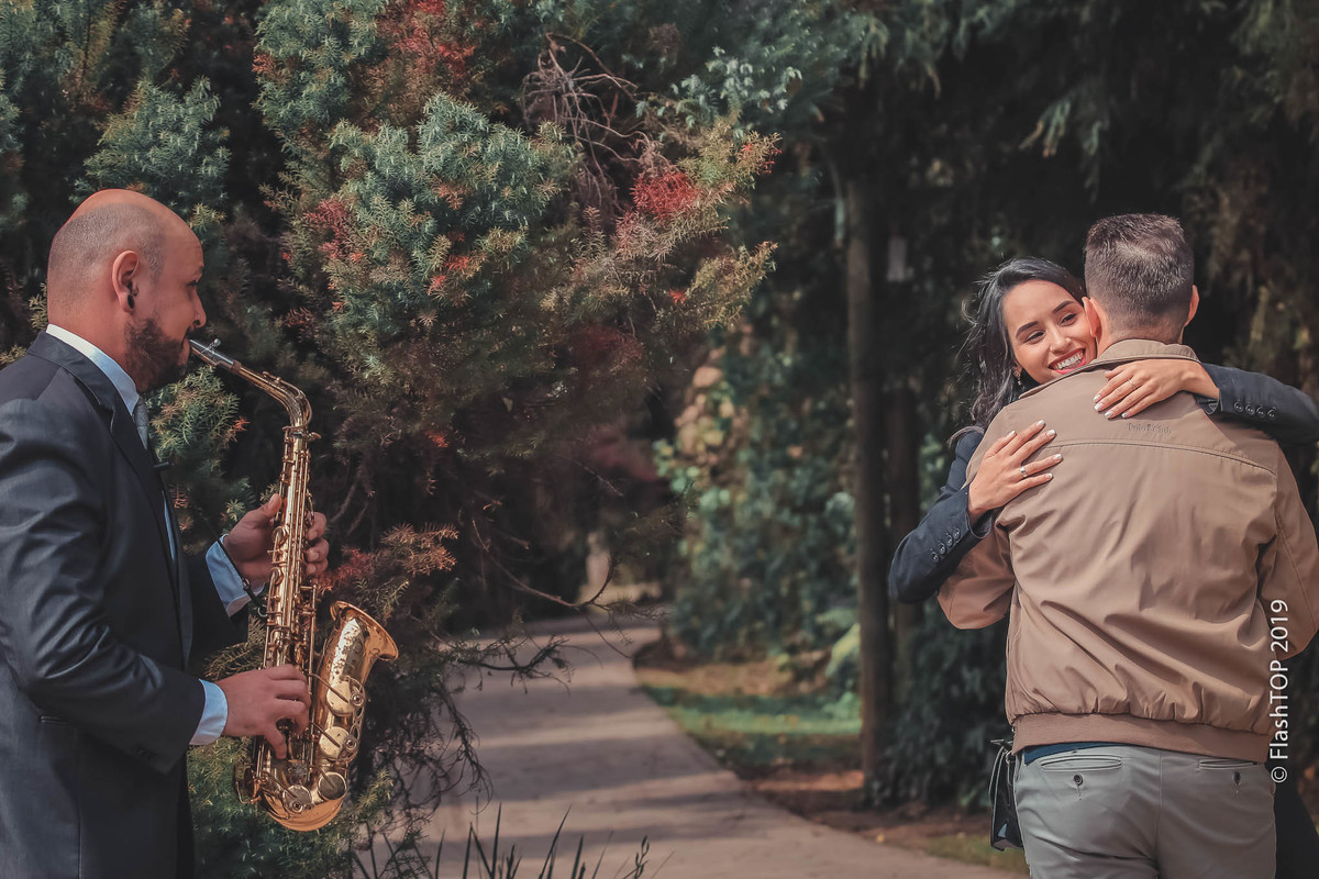 Pedido de casamento às margens do Lago Negro