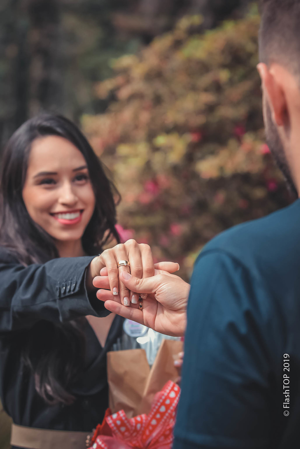 Pedido de casamento às margens do Lago Negro
