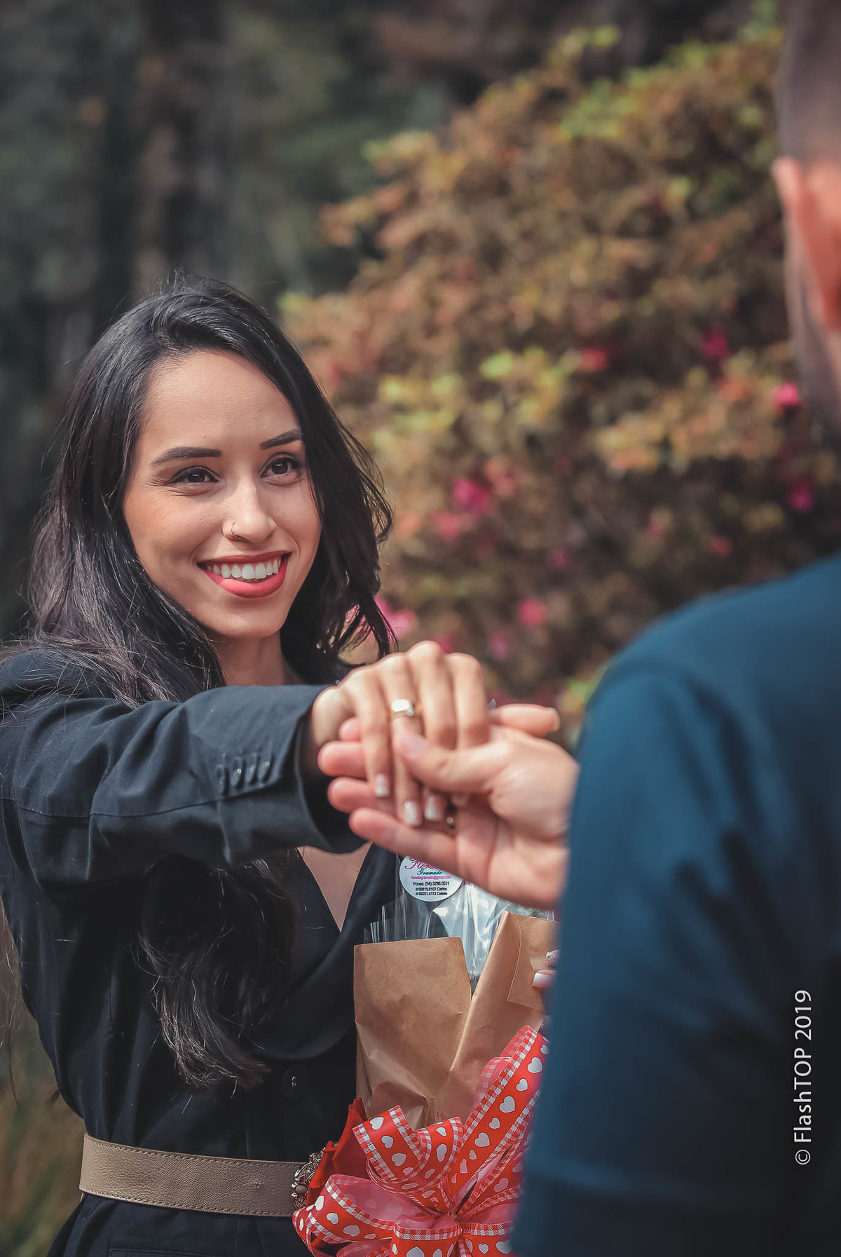 Pedido de casamento às margens do Lago Negro
