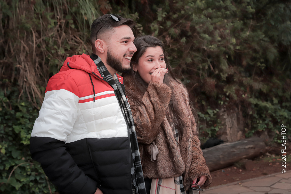 Pedido de casamento em Gramado às margens do Lago Negro