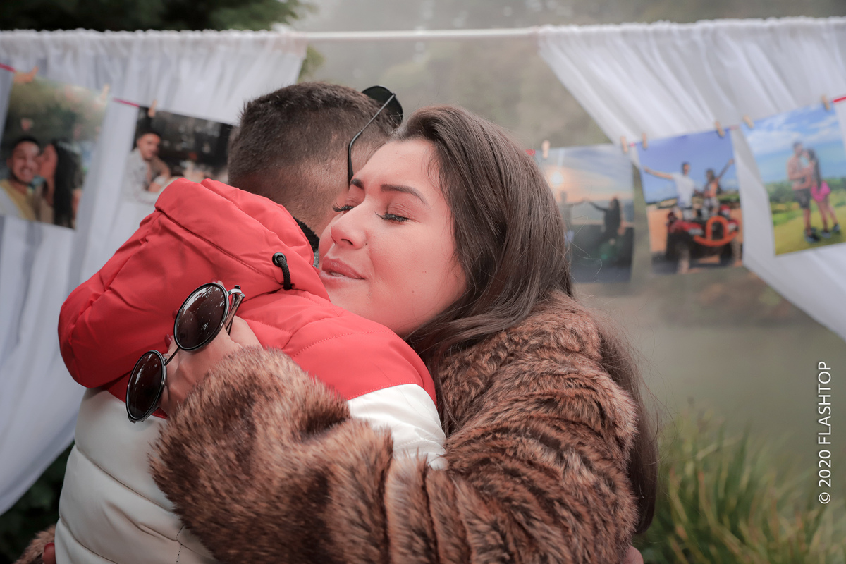 Pedido de casamento em Gramado às margens do Lago Negro