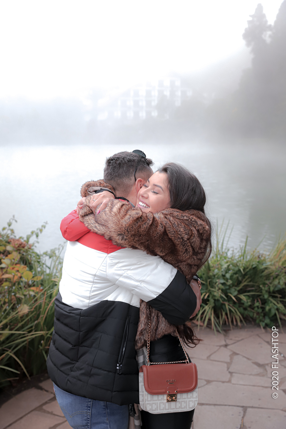 Pedido de casamento em Gramado às margens do Lago Negro