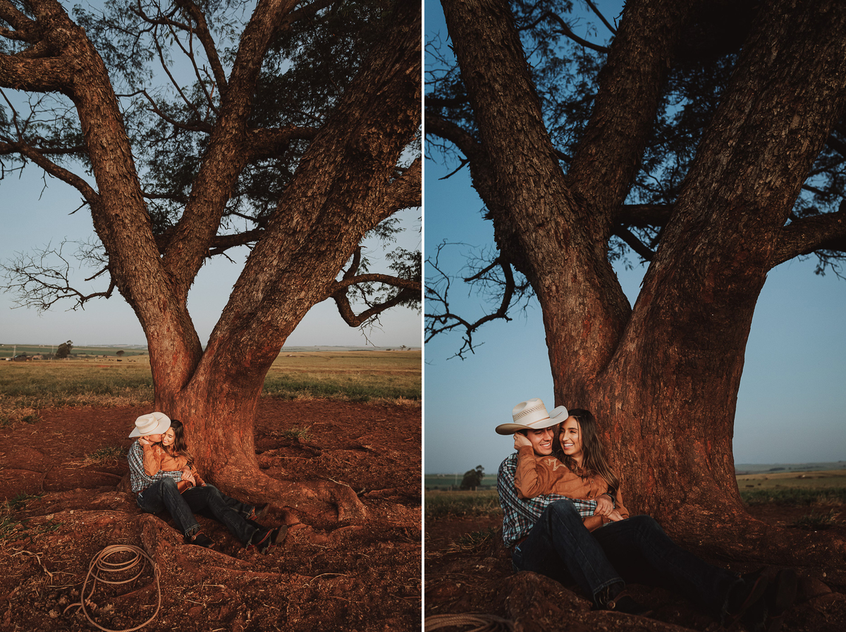 referencia de fotos para ensaio pre wedding em um sitio/fazenda 