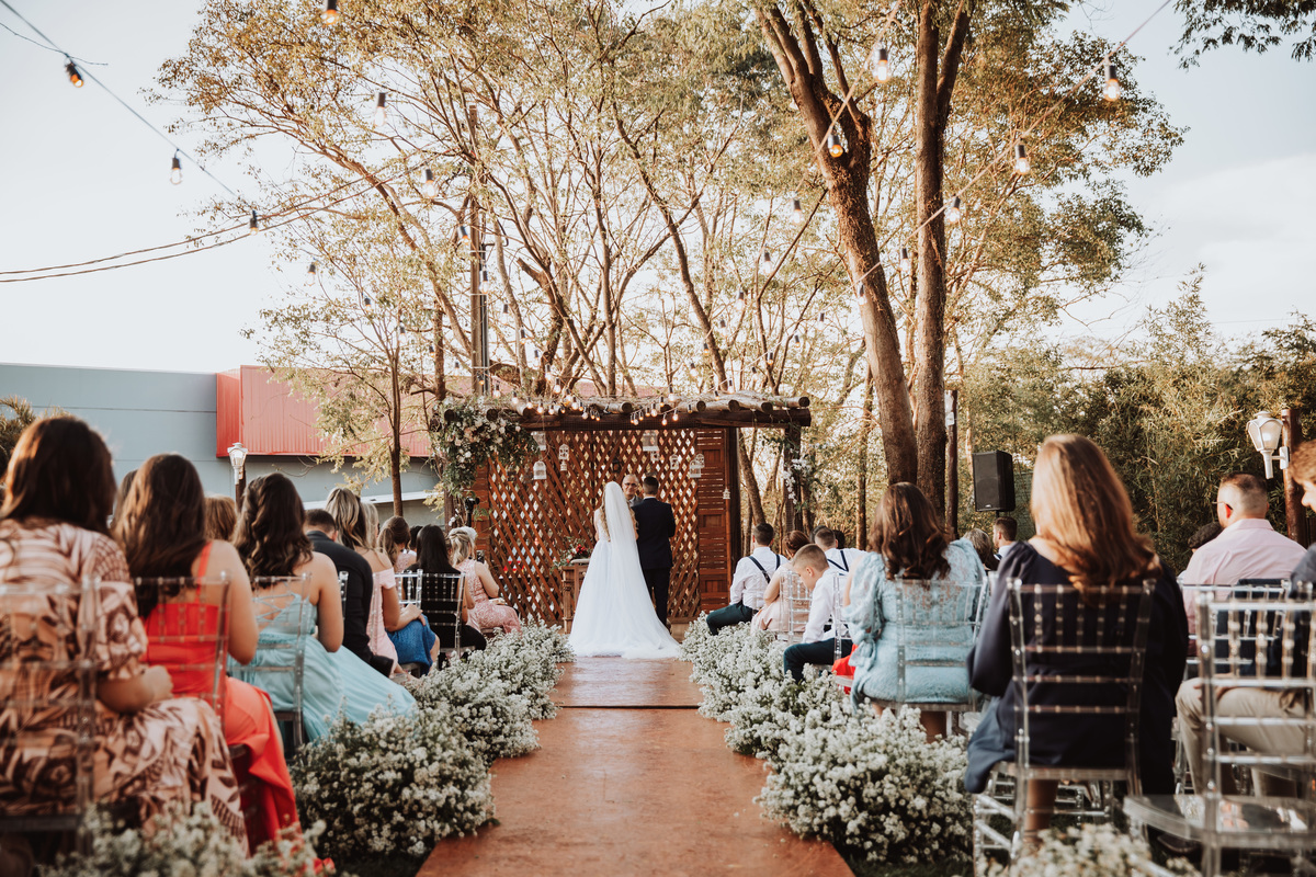 Casamento ao ar livre em Mandaguaçu