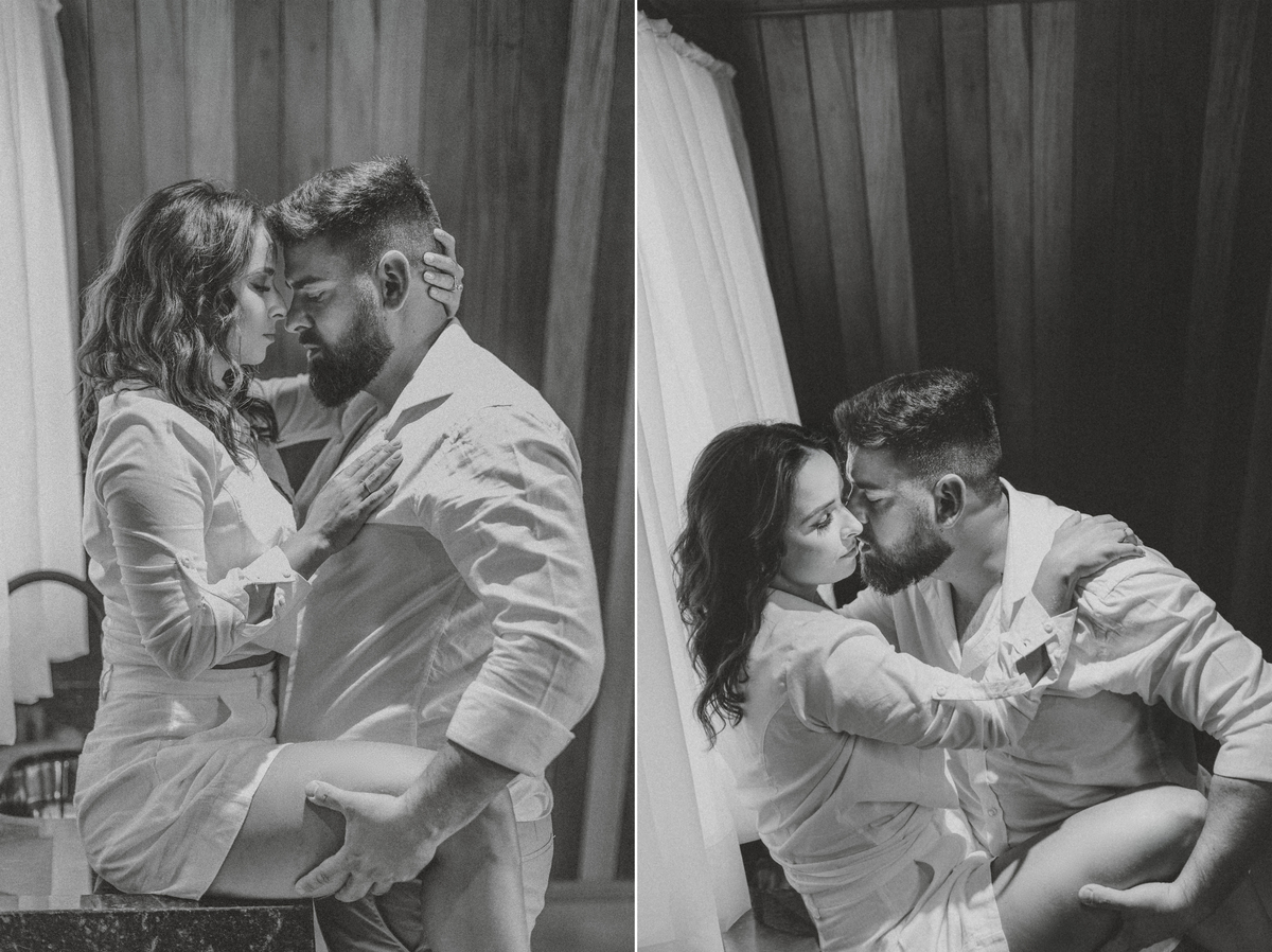 ensaio de casal com estilo sensual feito em maringá