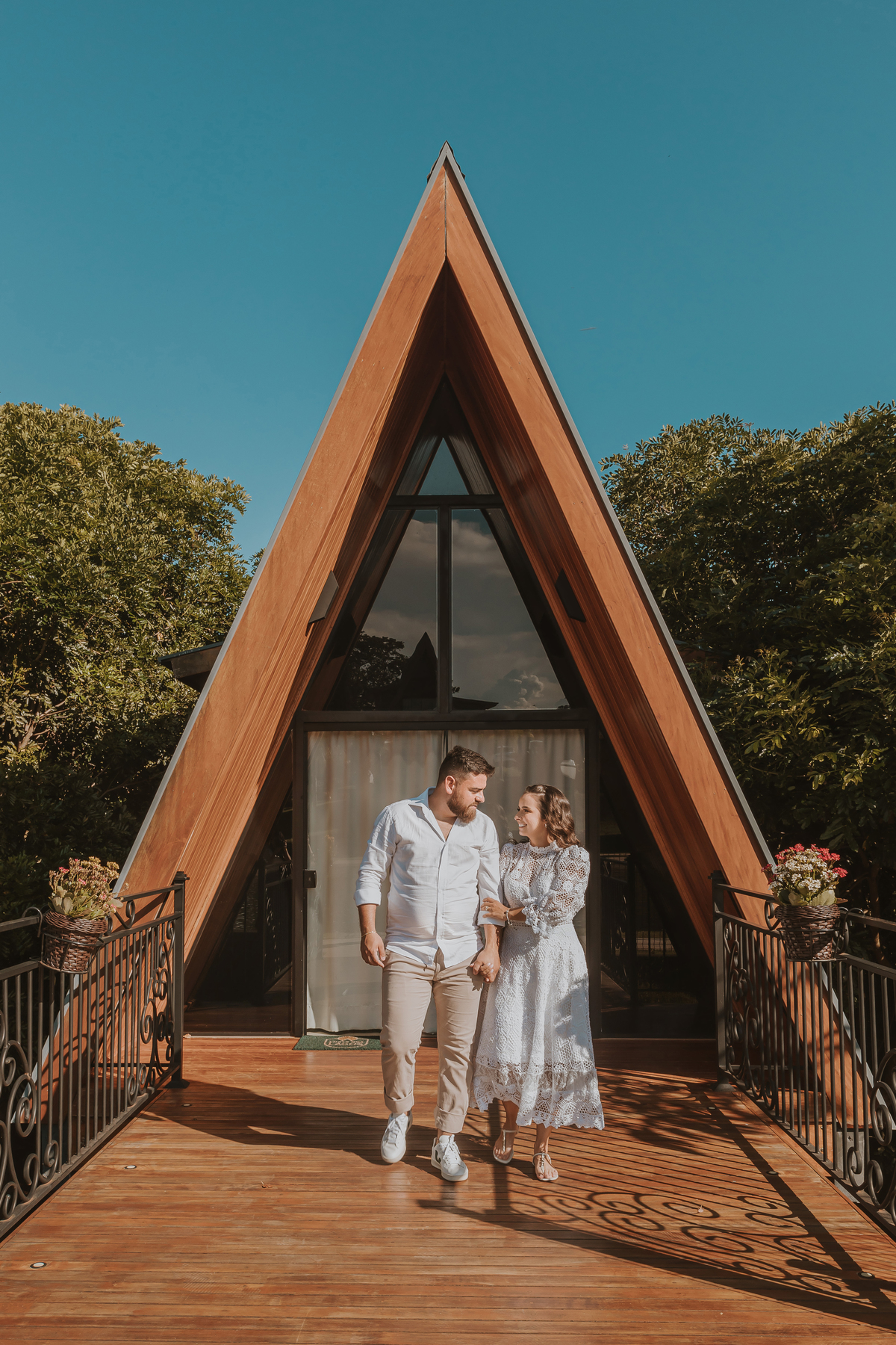 Pré wedding em chalé na região de maringá