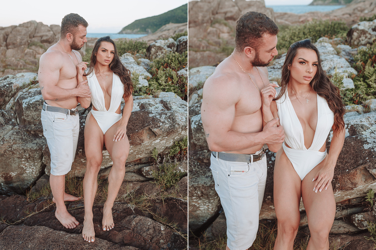 ensaio de casal na praia com fotos estilos sensuais e romanticas 