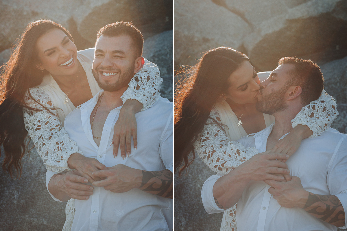 lindo ensaio pre casamento feito na praia fotografo de casamentos no brasil 