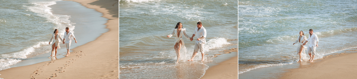ensaio pré casamento na praia com fotos divertidas, fotos do melhor fotografo de Maringá Rickardo Andrade