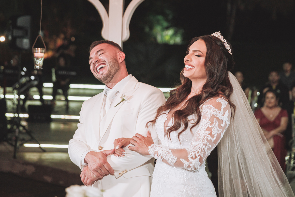 fotos de cerimonia de casamento noivo e noiva juntos