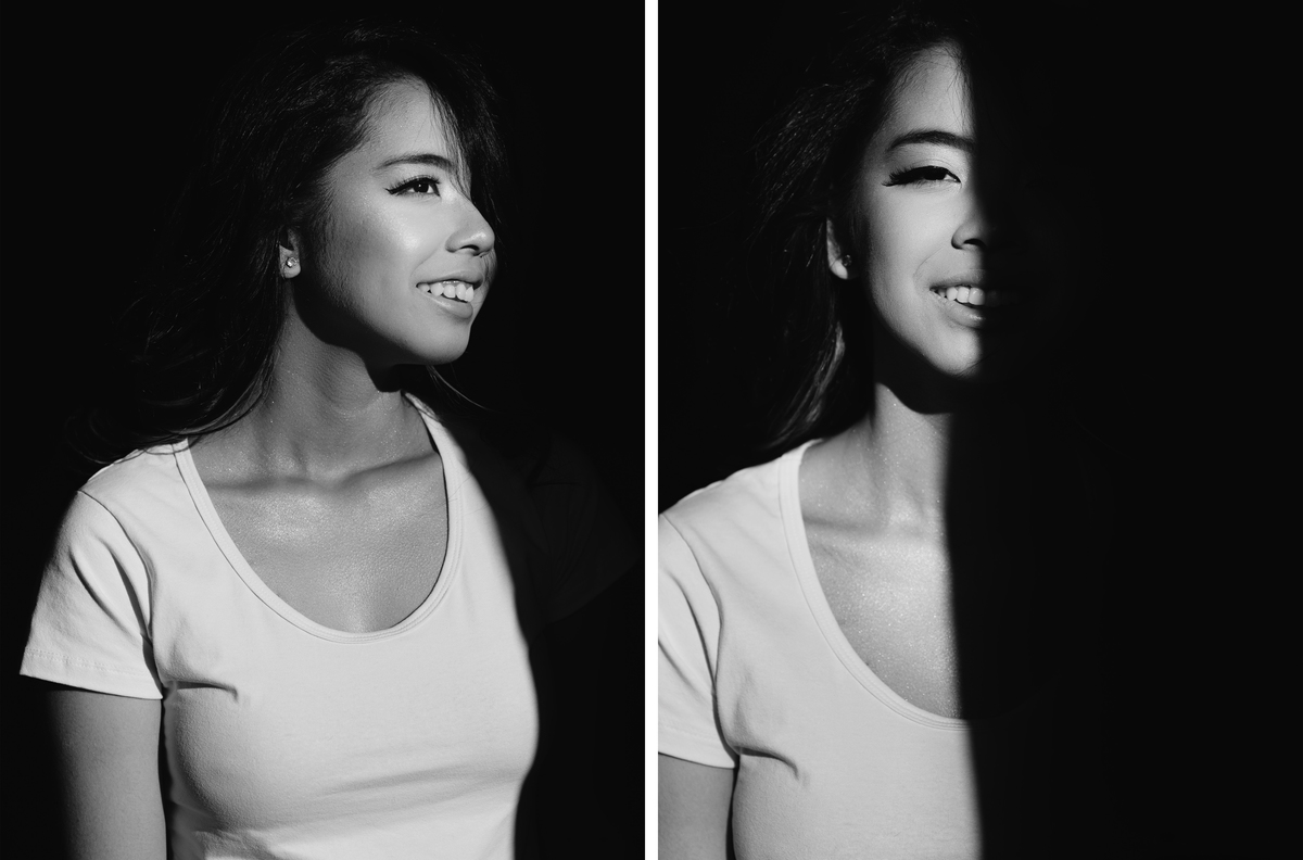 Fotos de debutante com contraste de luz 