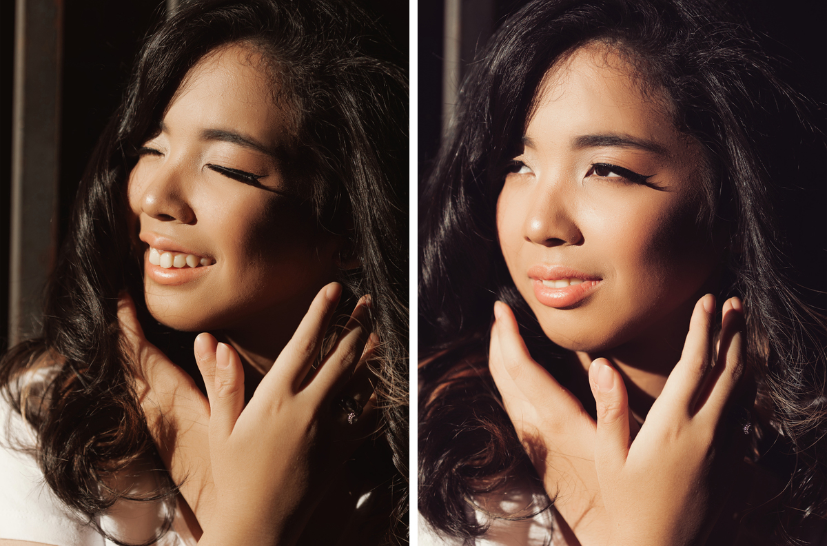 Ensaio de debutante com luz do sol