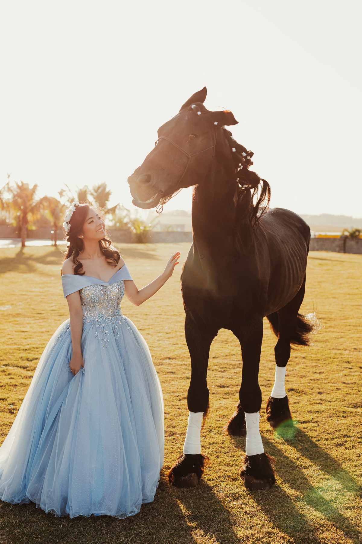 Ensaio externo de debutante 