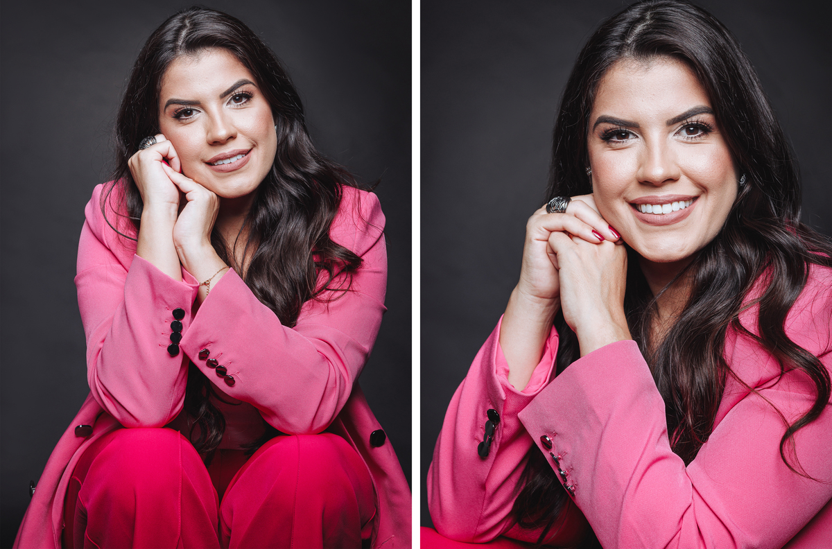 perfil profissional retrato corporativo mulher de sucesso business