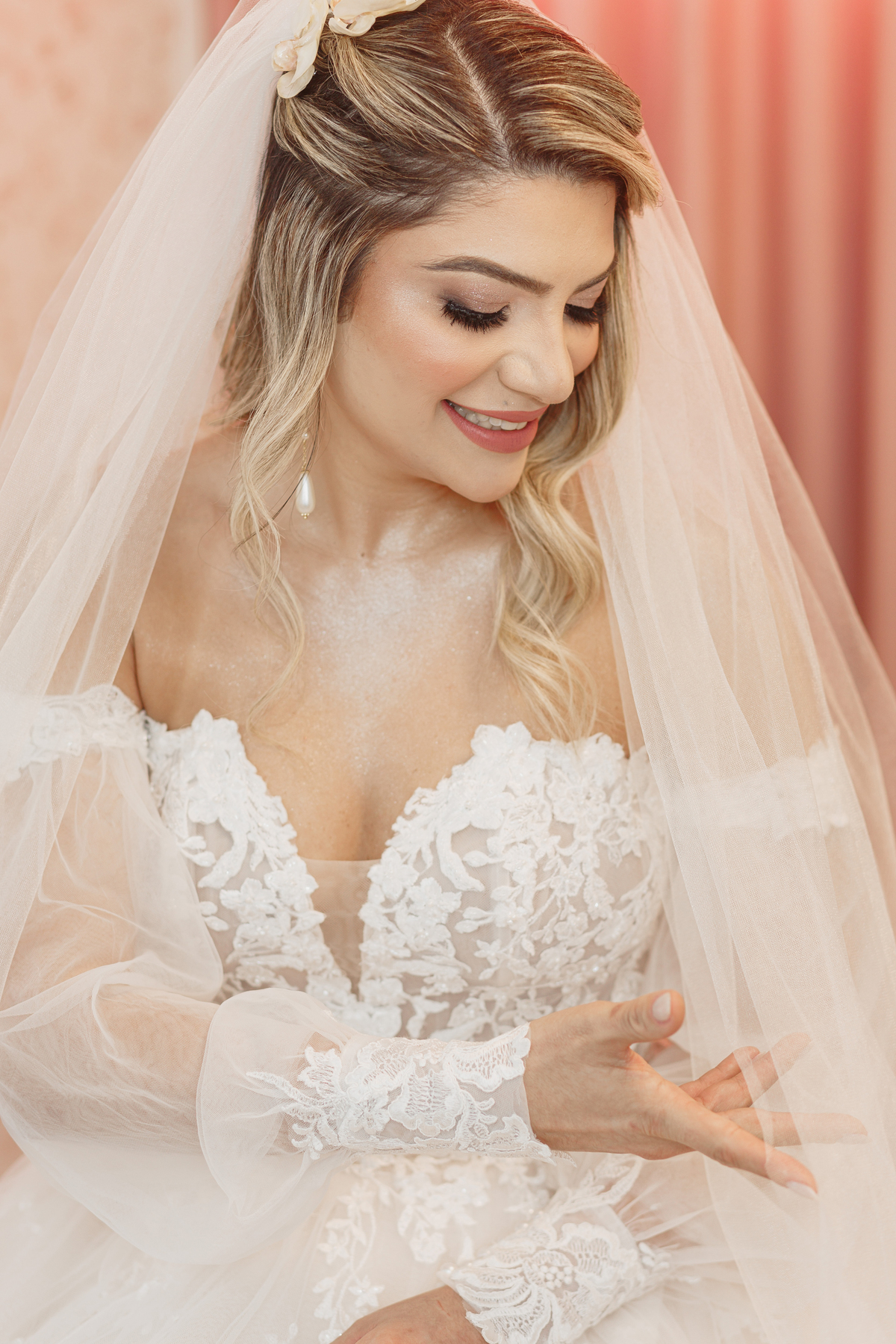 retrato de noiva pronta no making of inspiração de maquiagem de noiva 