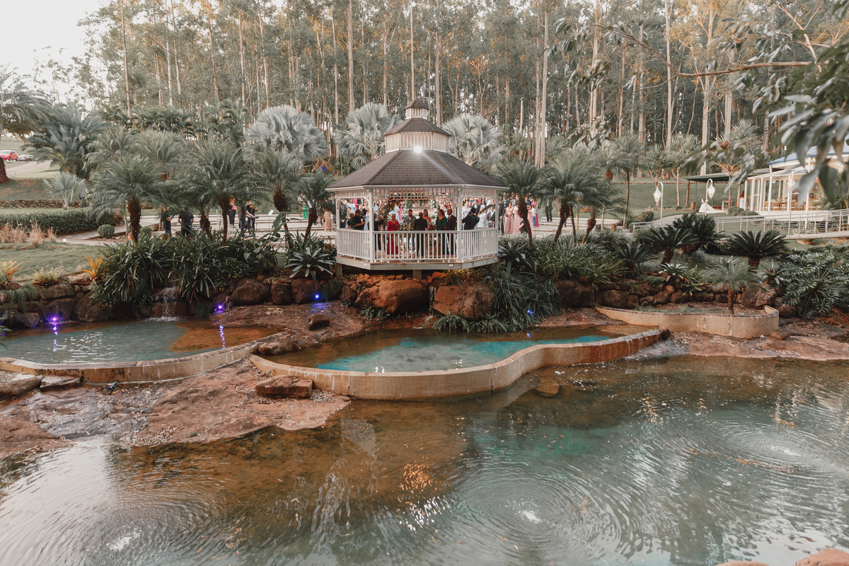 casamento na chacára Eden Garden Maringá cerimônia externa fotografo de casamentos