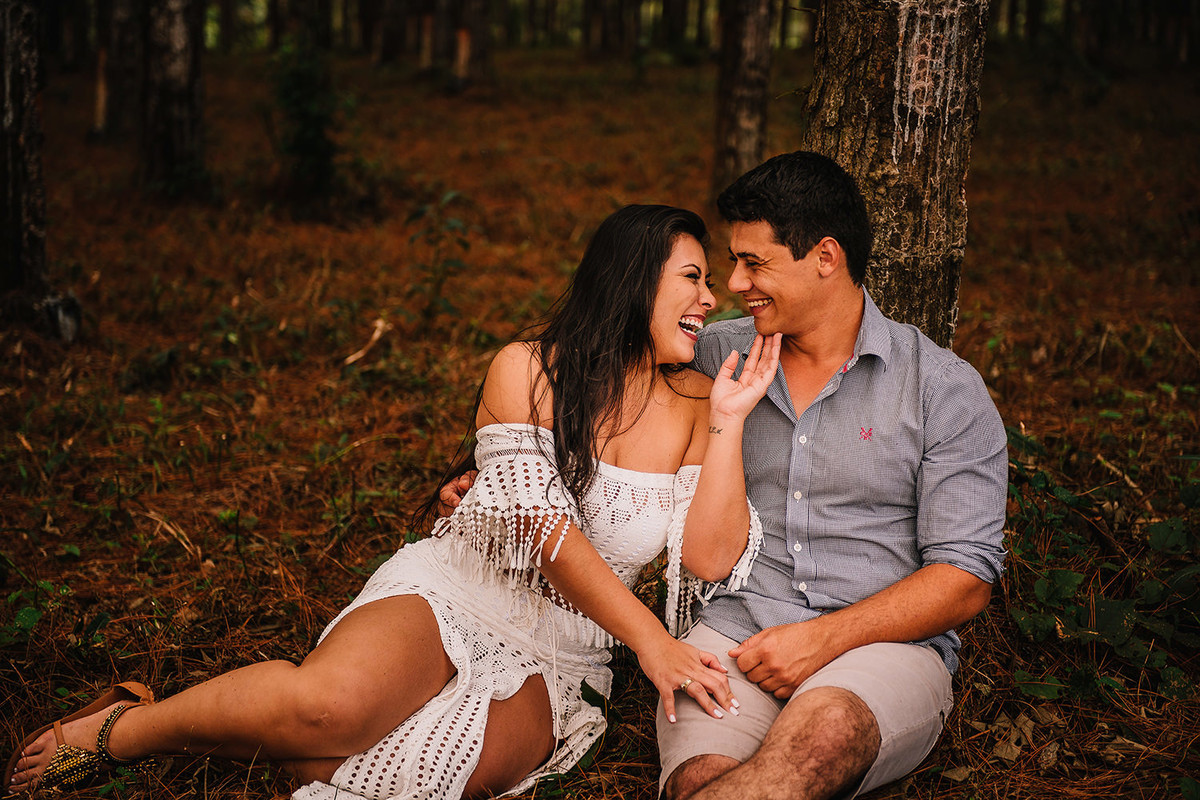 fotos antes do casamento de casal em Faxinal-PR