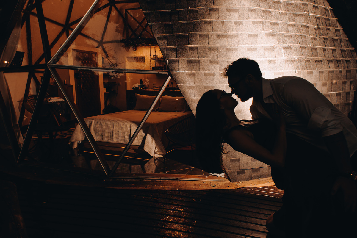 fotos de silhueta para ensaio de pre wedding externo 