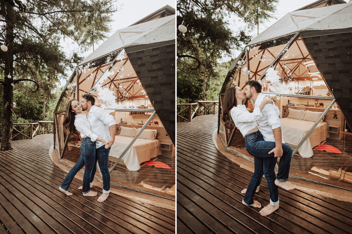 ensaio pre wedding com fotos intimista com luz natural estilo de ensiao sensual na luz do dia 