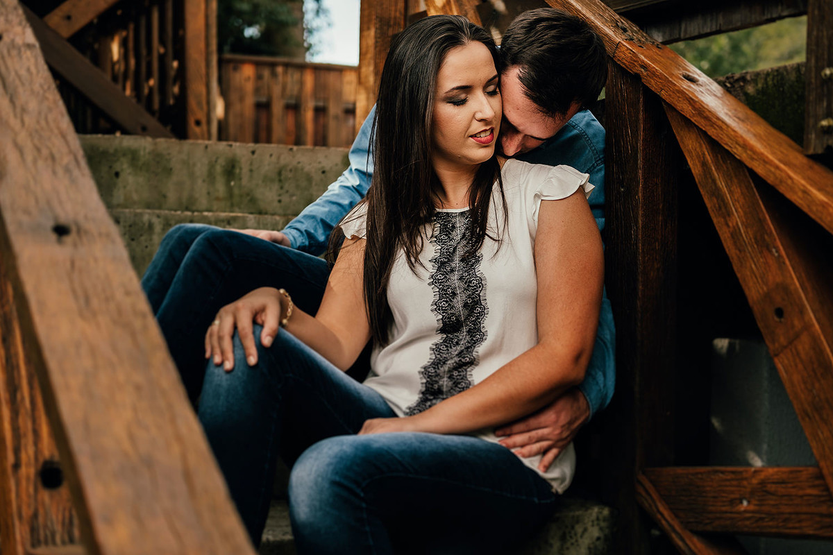 Foto romantica para pre wedding