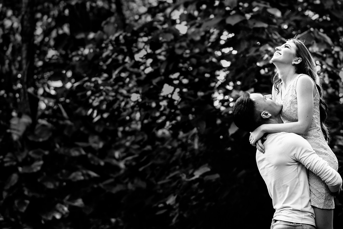 Ensaio de casamento com fotos divertidas