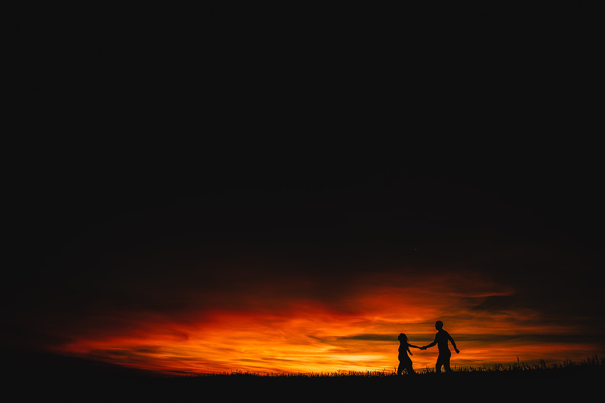 papais e mamae no por do sol