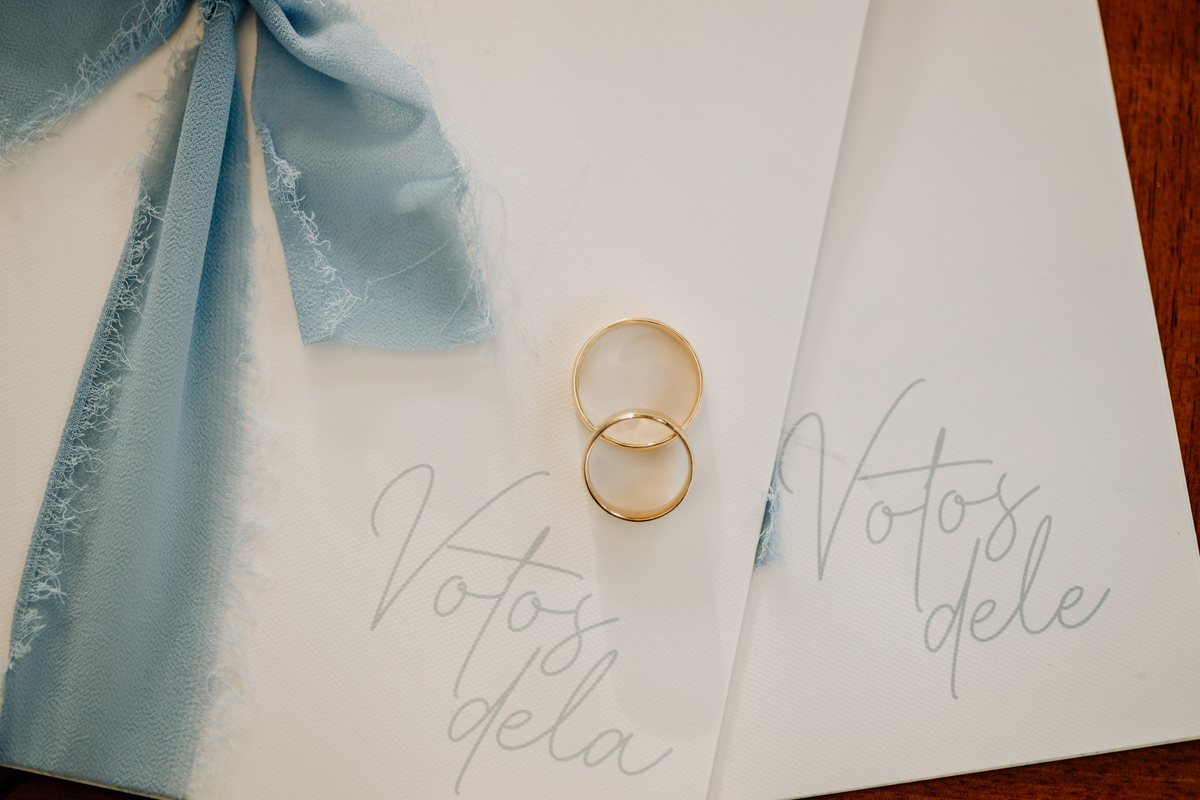 Aliança e votos dos noivos 