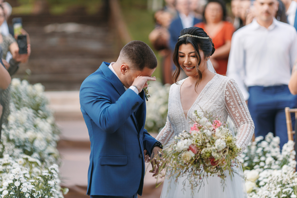 Entrada da Noiva com buque 