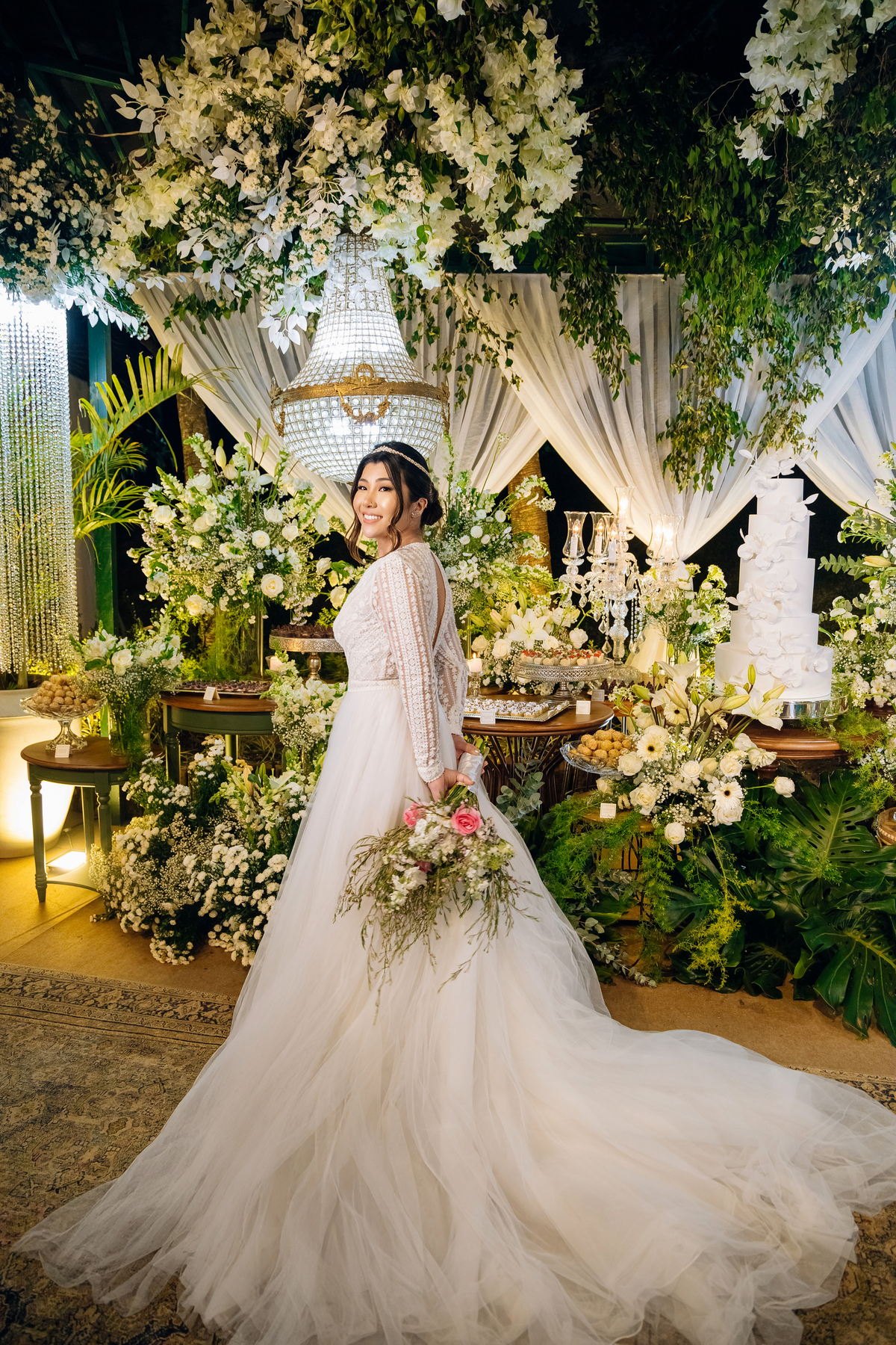 Decoração para casamento em salao de festa 