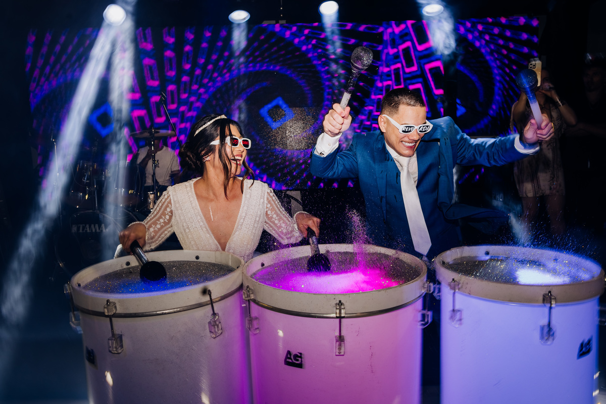 Festa dos noivos no Éden Garden Eventos