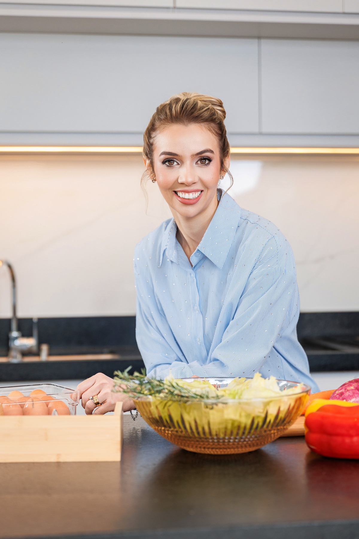perfil profissional retrato corporativo para mulheres nutricionista 