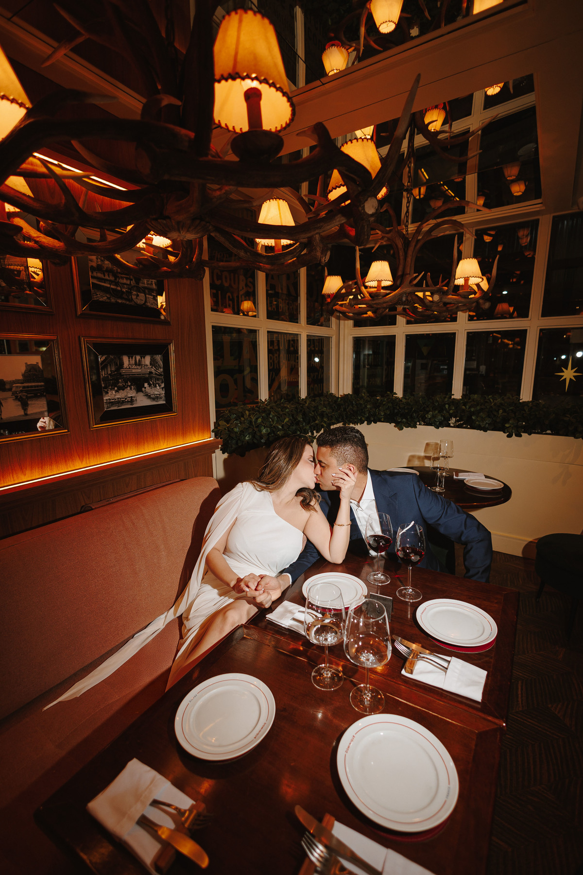 Dominique Restaurante, para fazer fotos de pr[e Wedding 