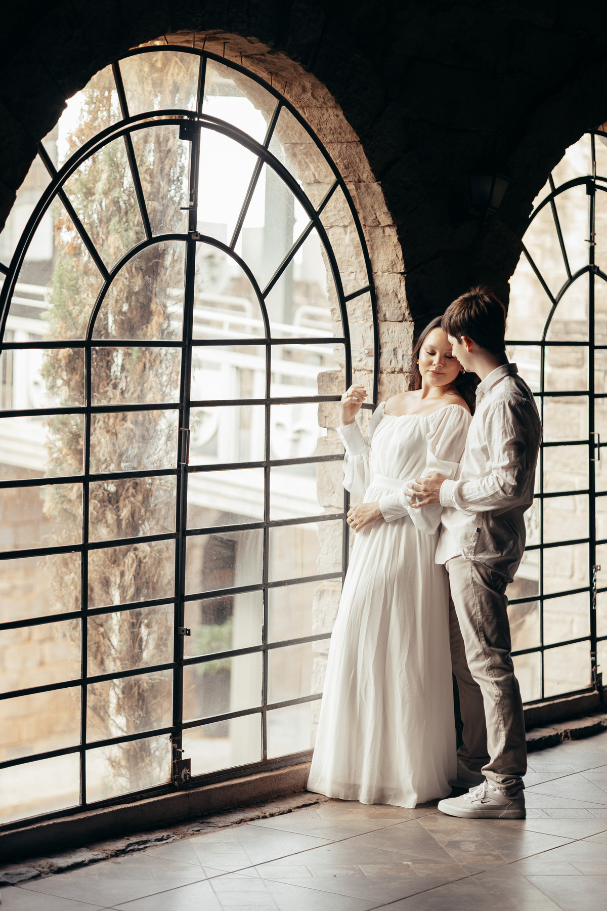 Castelo medieval em Bandeirantes Paraná, cenário para ensaio pré-wedding.
