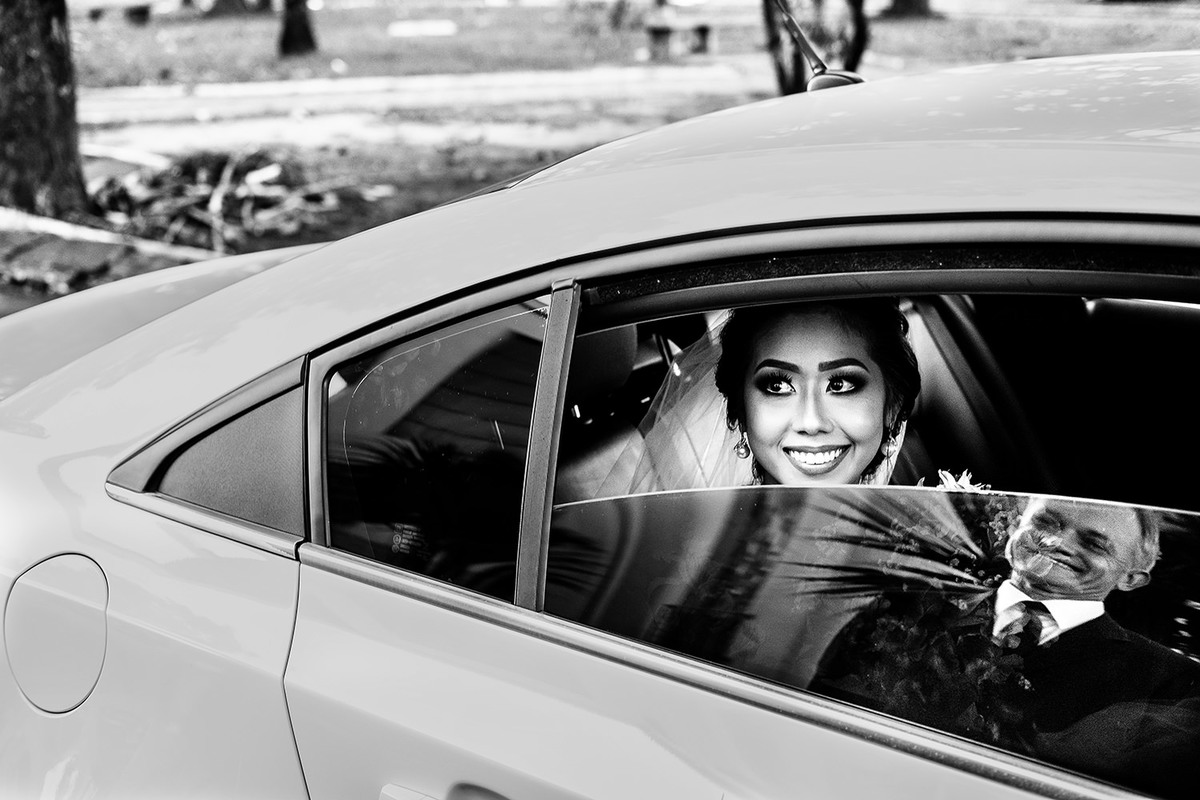 Foto emocionante da Noiva com o Pai 