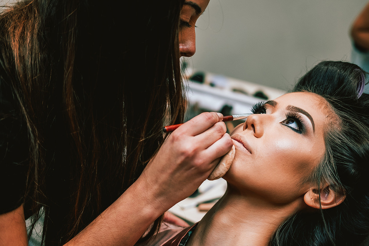 Fotos do Making Of da noiva