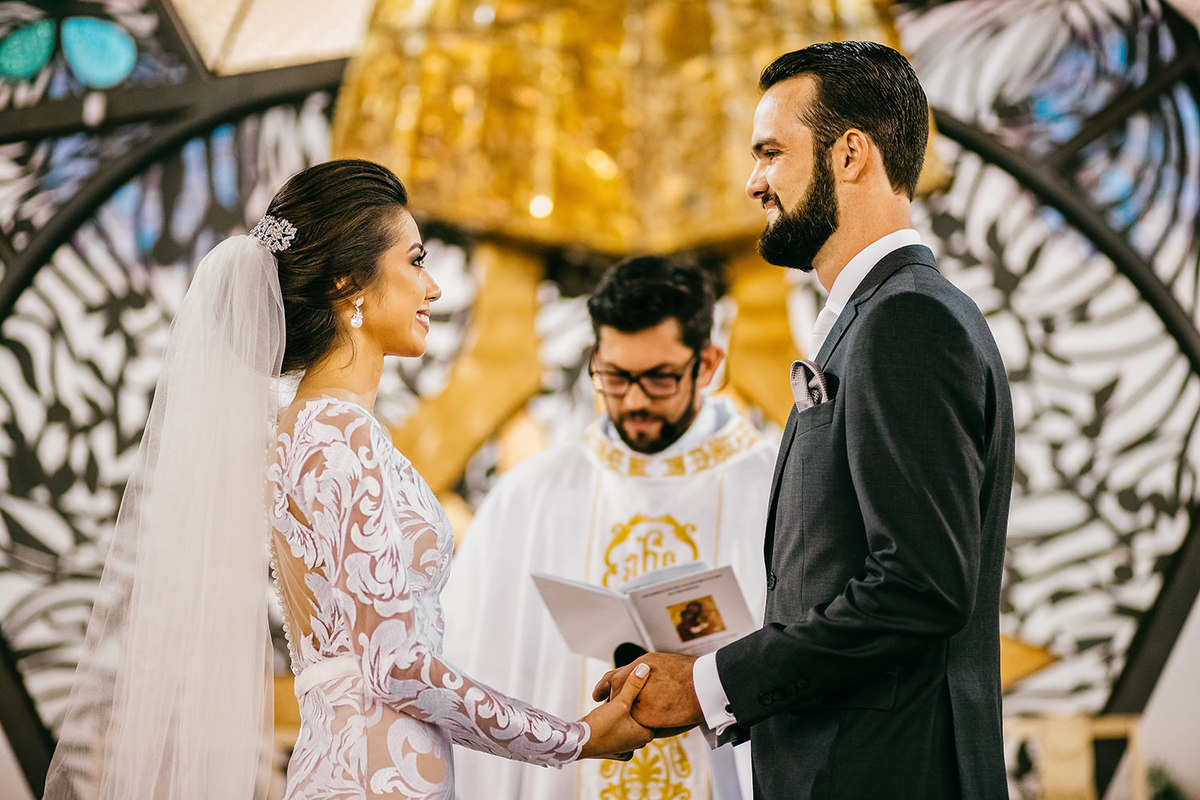 Foto da cerimonia de casamento 