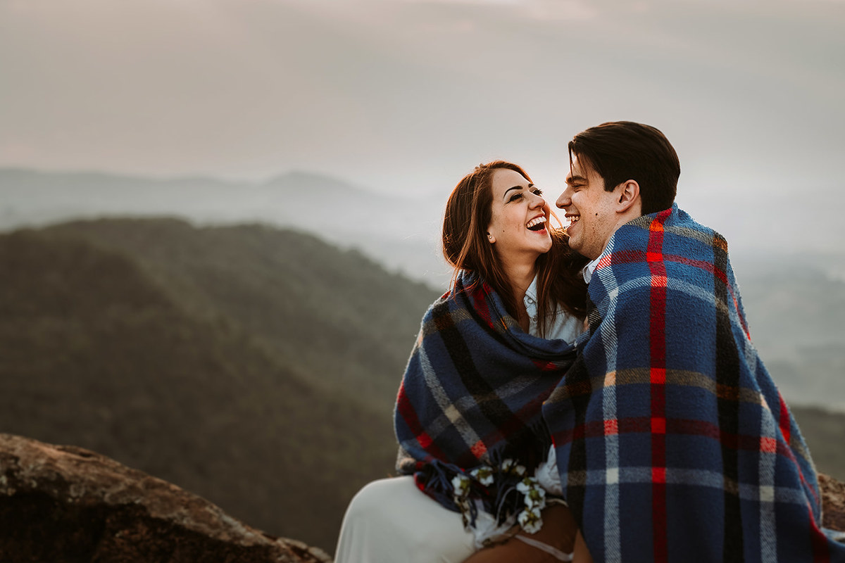 Pré casamento fotos de Ricardo Andrade em amanhecer do Sol