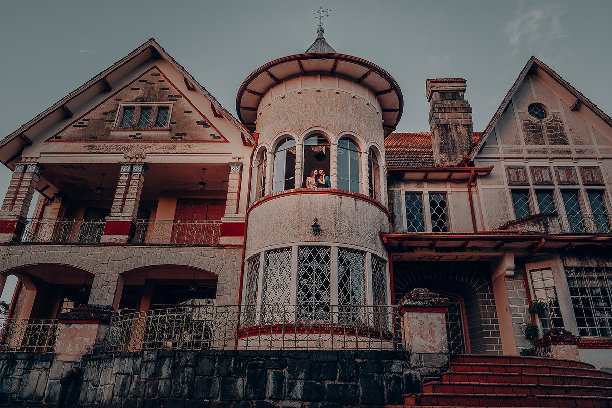 Ensaio de casal com fotos romanticas