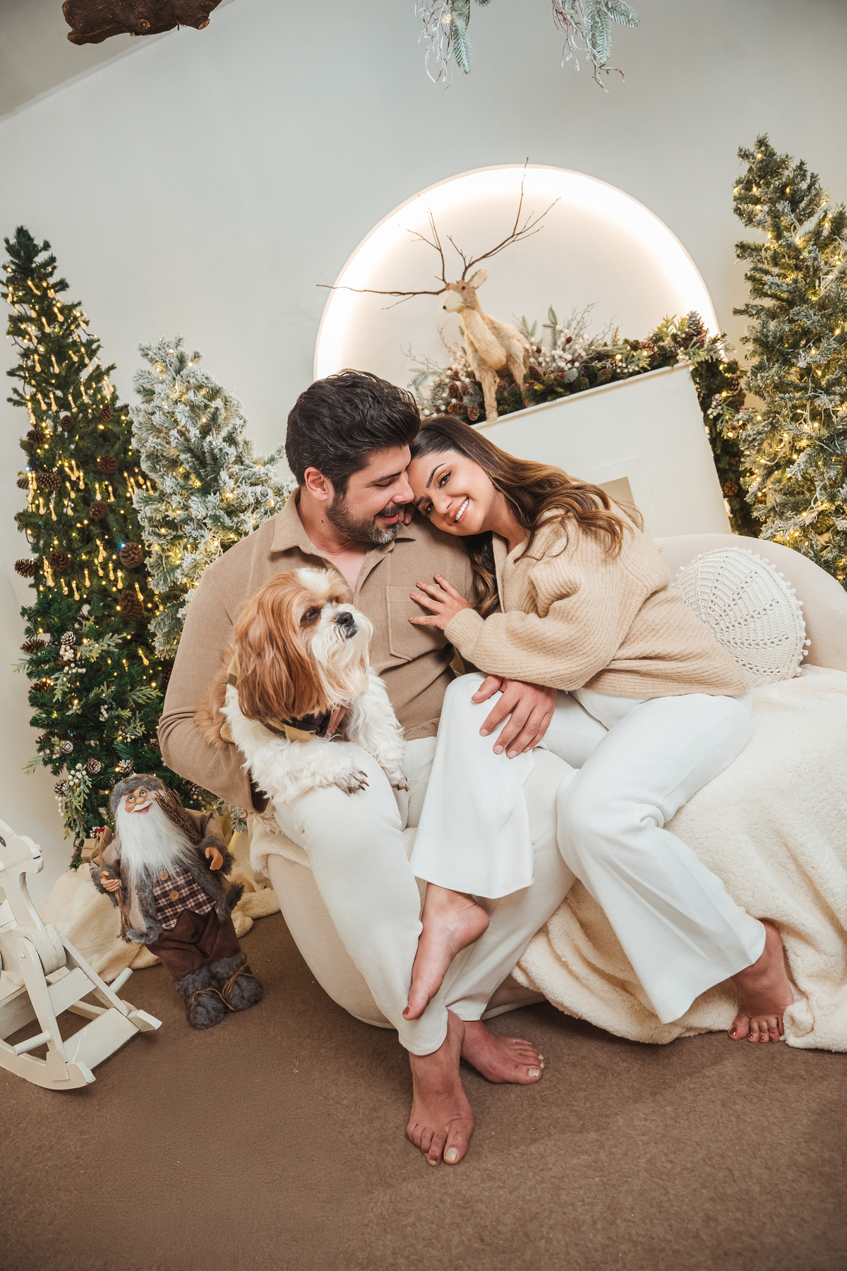 * sessão de fotos de Natal
