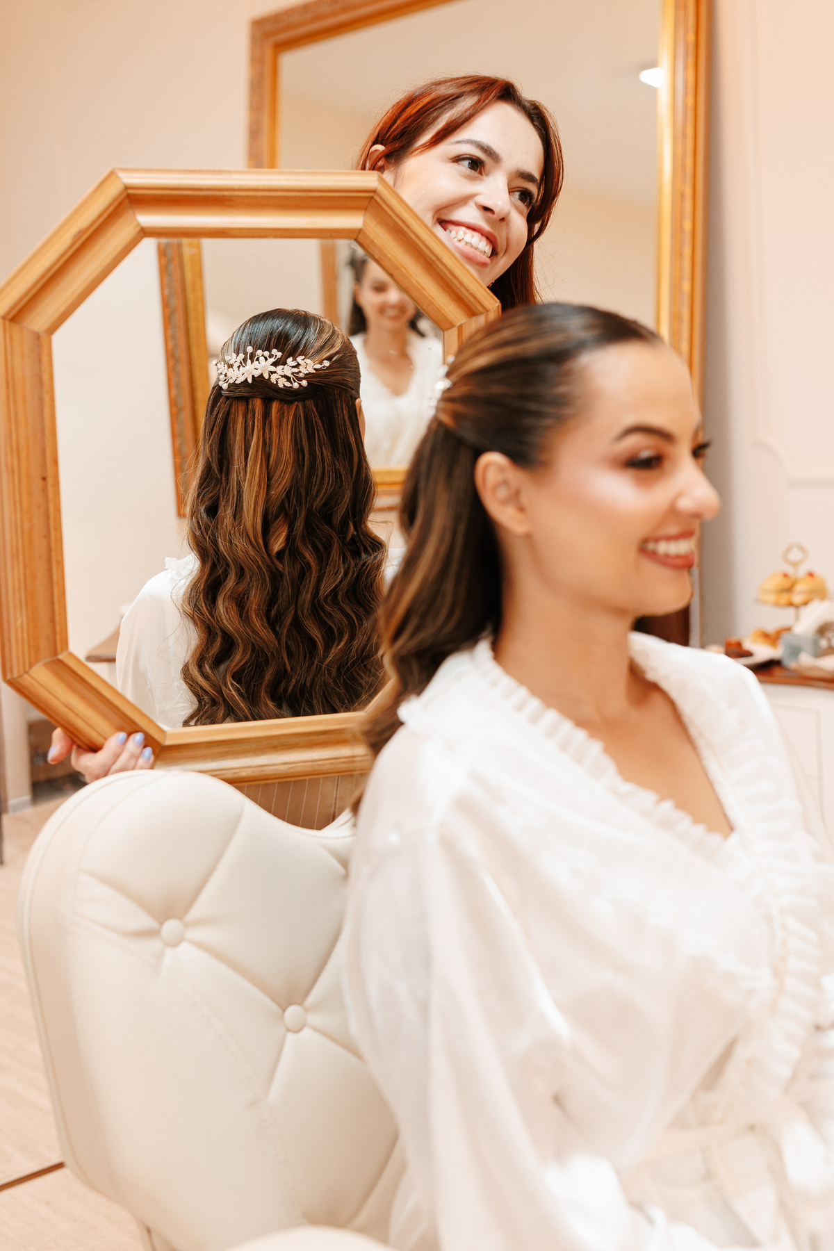 Penteado de noiva para casamento em Maringá
