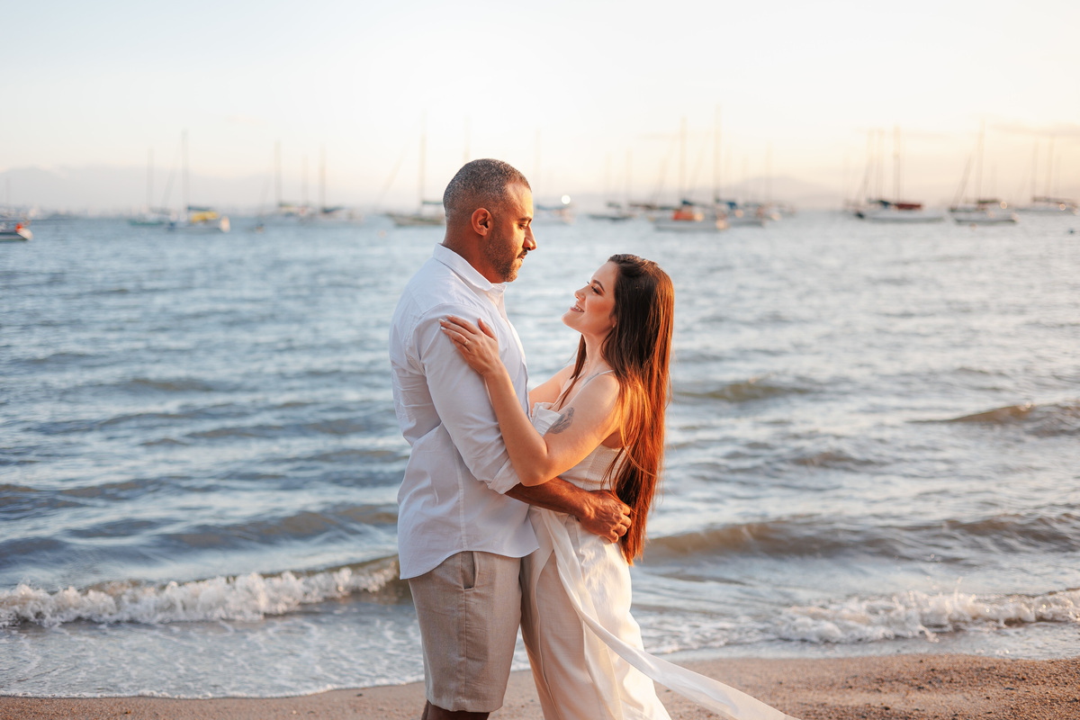 Pré-casamento na praia em Florianópolis